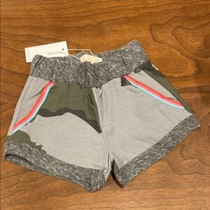 NWT Miki Miette Kids Shorts Size 12 Months Camo With Pockets